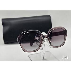 Rag & Bone RNB1003YS K8781 Designer Sunglasses Burgundy Plum Oversized With Case
